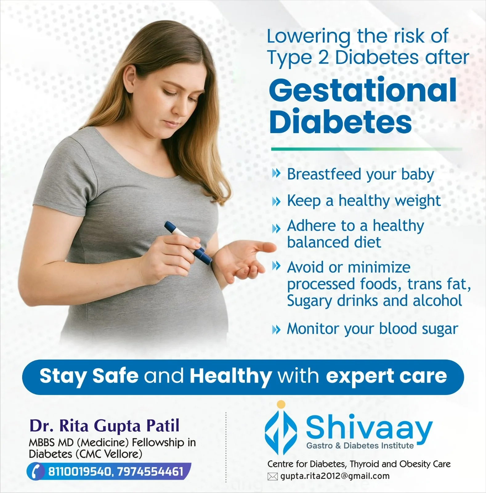 Lowering the Risk of Type 2 Diabetes After Gestational Diabetes
